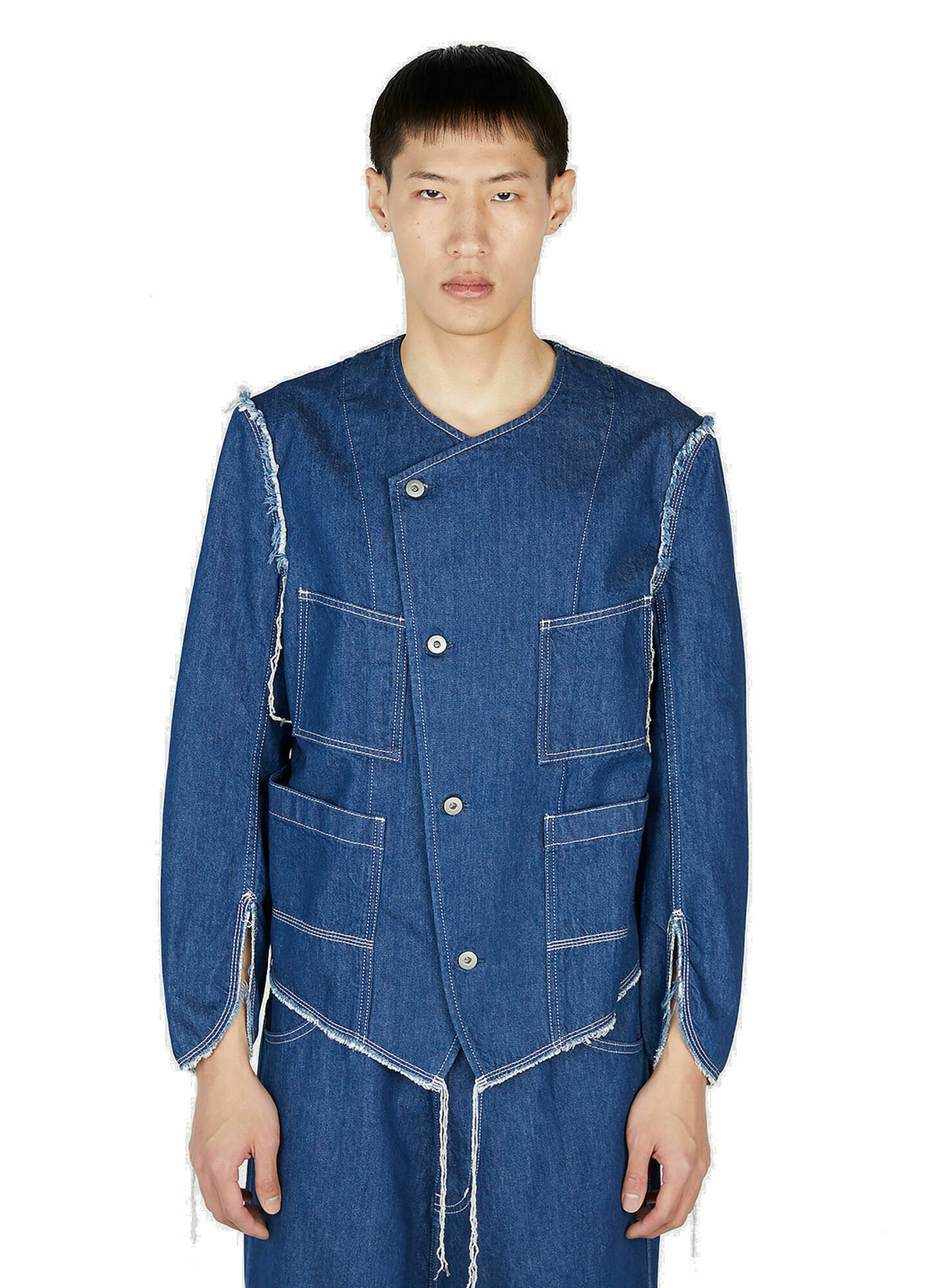 Sulvam - Denim Jacket in Dark Blue Sulvam