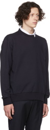 Thom Browne Navy Cotton Sweatshirt