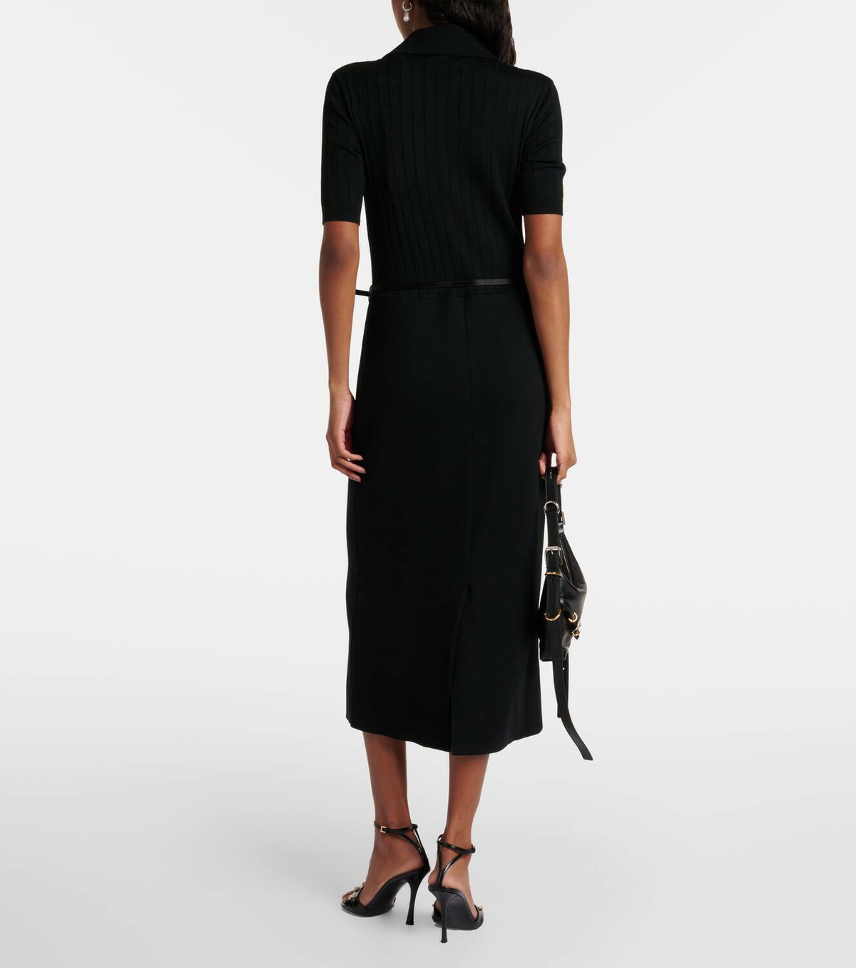 Givenchy Voyou belted wool shirt dress Givenchy