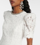 Rebecca Vallance Bridal Dillon embellished lace minidress