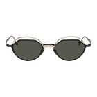 Kuboraum Black and Gold H70 Sunglasses