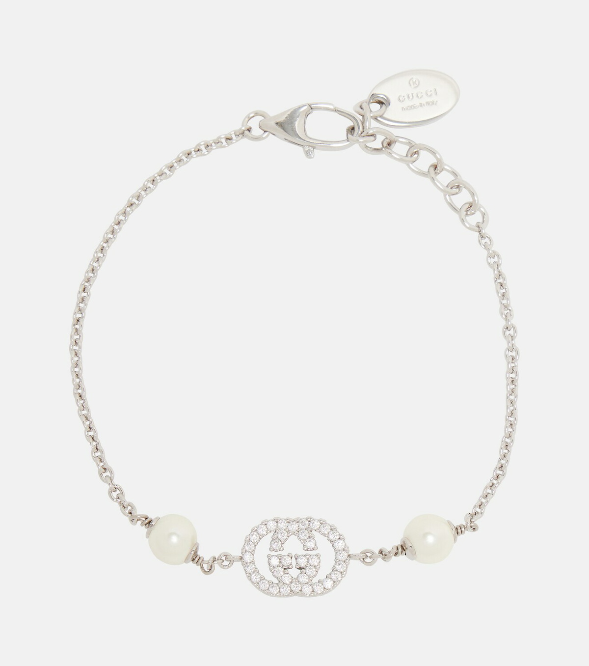 Gucci Interlocking G embellished chain bracelet