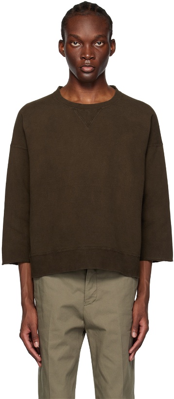 Photo: visvim Brown Ultimate Jumbo Sweatshirt