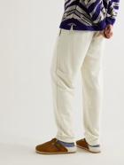 Isabel Marant - Tapered Logo-Embroidered Jersey Sweatpants - Neutrals