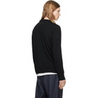 MM6 Maison Margiela Black Wool Sweater