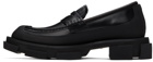 both Black Gao Loafers