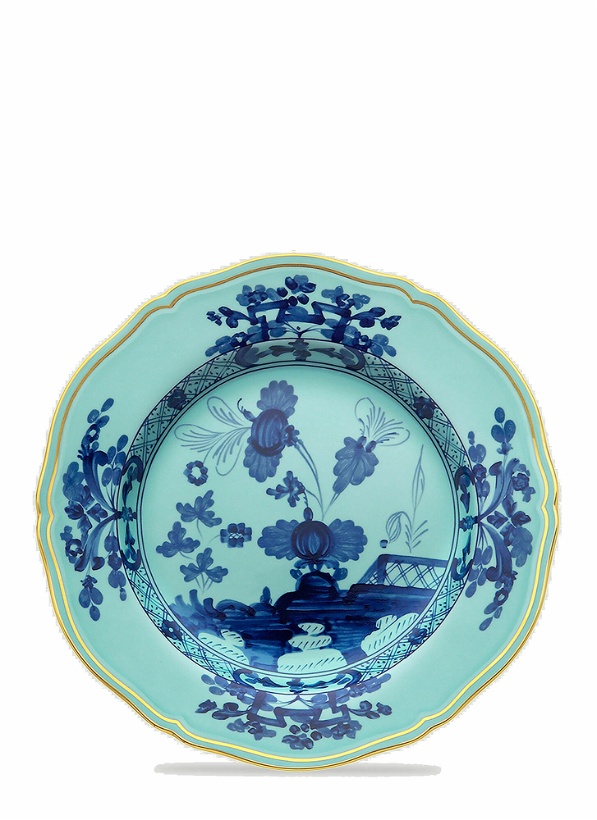 Photo: Set of Two Oriente Italiano Dinner Plate in Blue