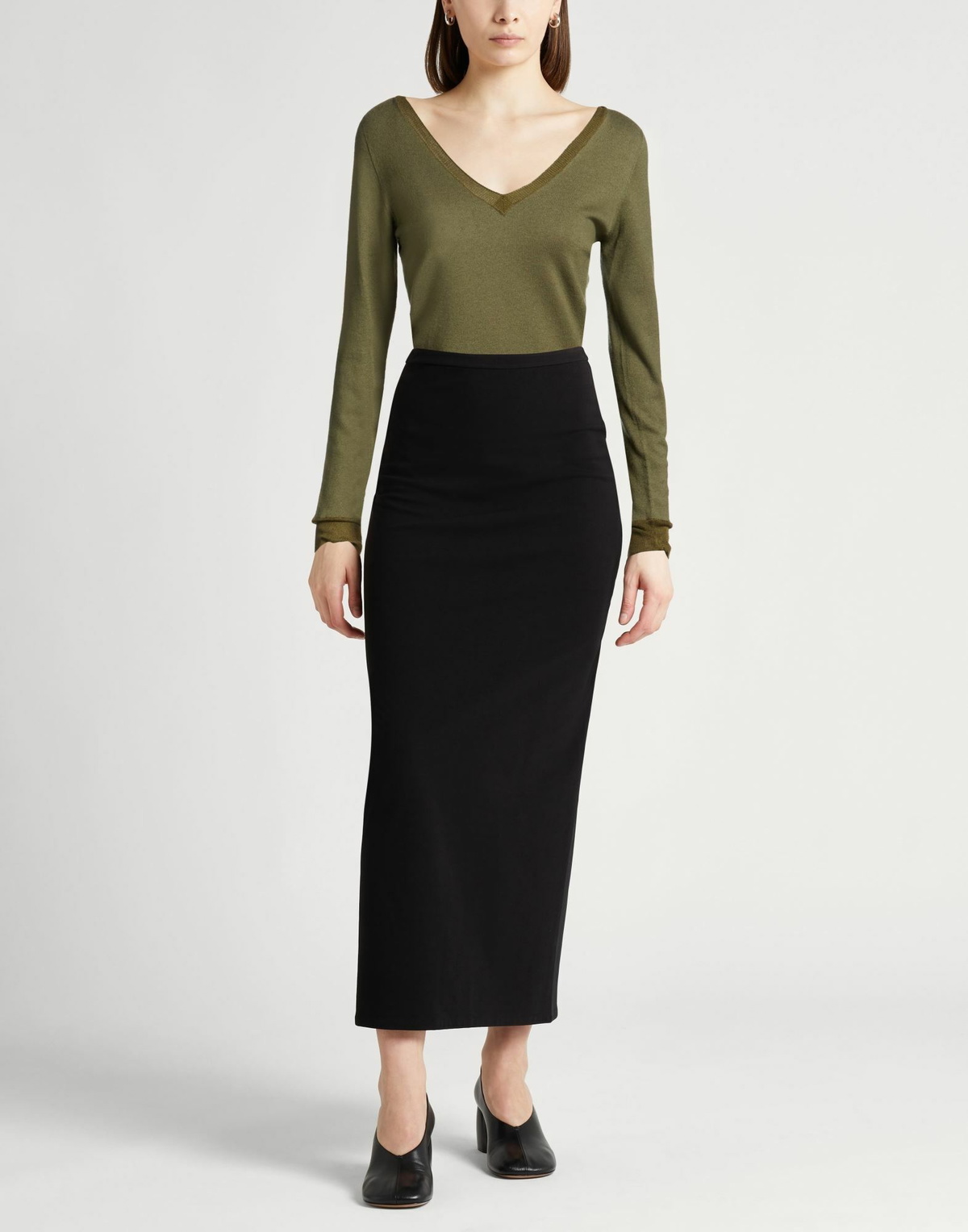 Majestic Filatures Womens Sweater Dark in Green