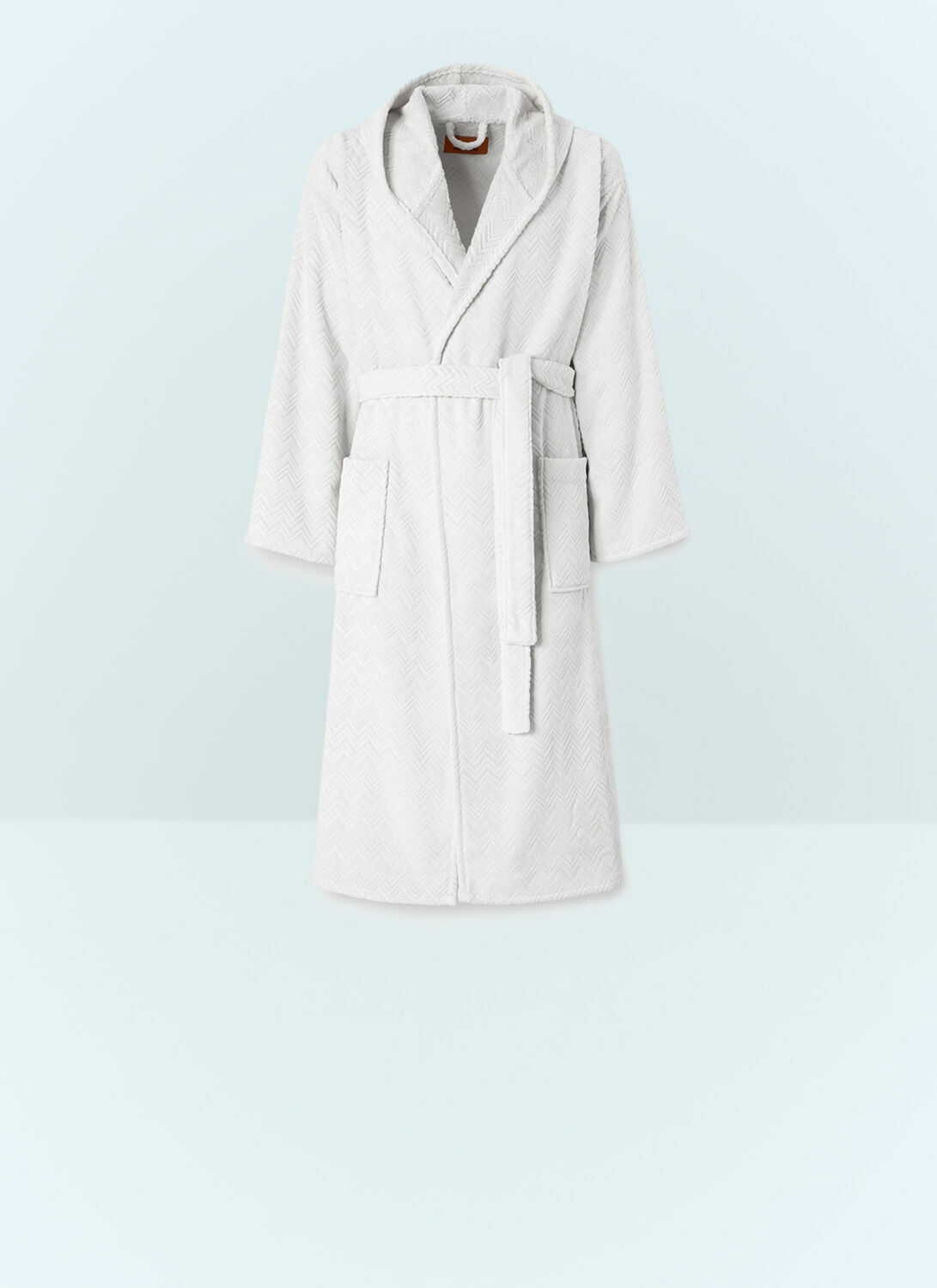 Missoni Chalk Hooded Bathrobe