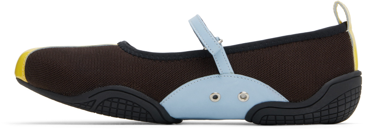 Nicole Saldaña Brown Sophie Ballerina Flats