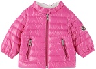 Moncler Enfant Baby Pink Paulas Down Jacket