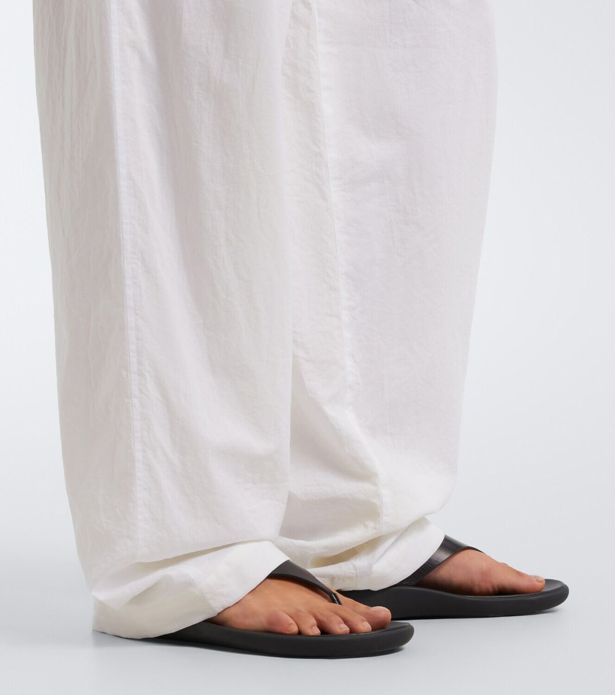 The Row Kriza cotton poplin wide-leg pants