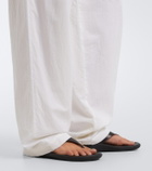 The Row Kriza cotton poplin wide-leg pants