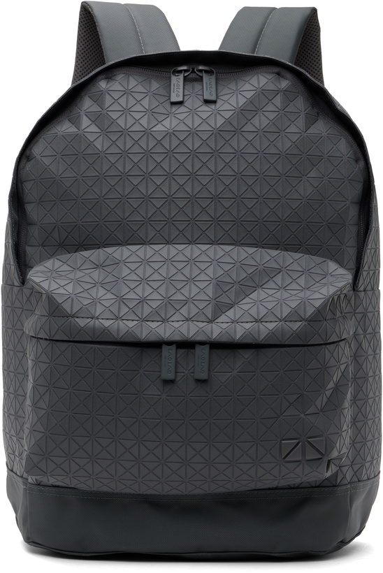 Photo: BAO BAO ISSEY MIYAKE Gray Daypack One-Tone Backpack