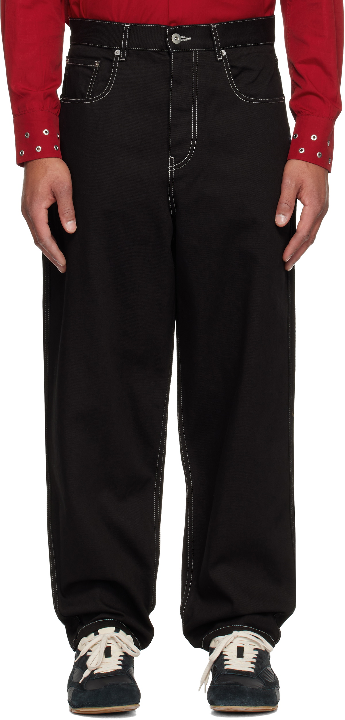 CASEY CASEY Black Leo Jeans
