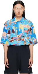 Balenciaga Blue Minimal Shirt