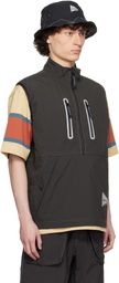 and wander Gray Gramicci Edition Brushed Nylon Vest