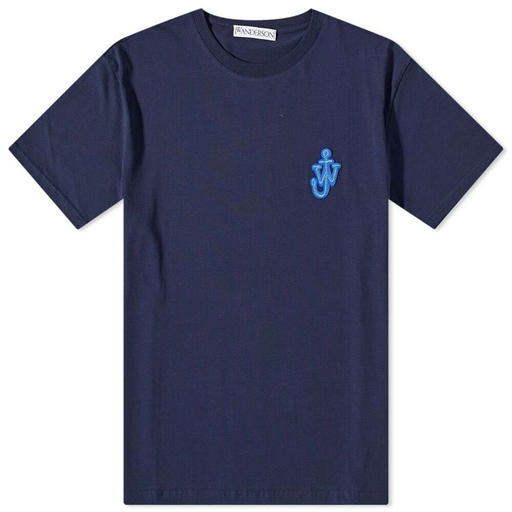 Photo: JW Anderson Men's Anchor Patch T-Shirt in Navy