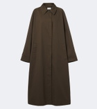 The Row Iza cotton gabardine coat