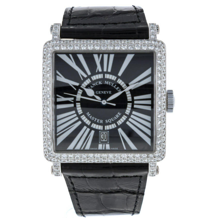Franck Muller Master Square Automatic Diamond Black Dial Unisex Watch 6000 H SC DT D