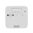 Braun Digital Travel Alarm Clock in White