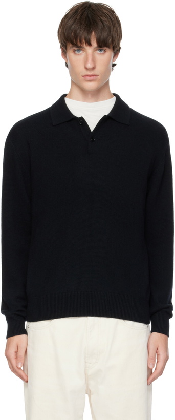 Photo: LISA YANG Black Rufus Polo
