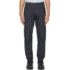 Stone Island Navy Seersucker Cargo Pants