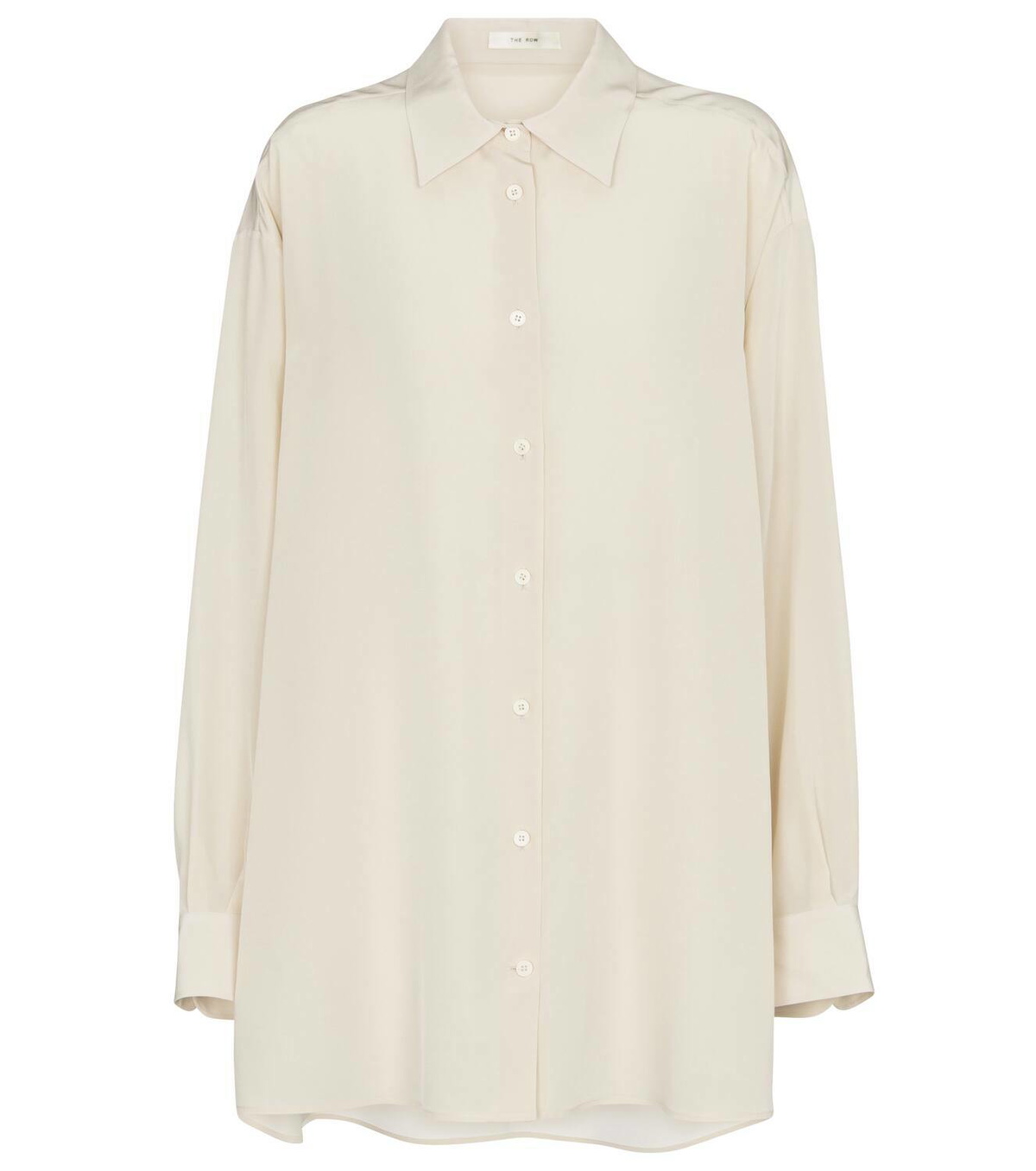 The Row Luka silk cr pe shirt The Row