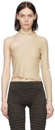 Gauntlett Cheng Gold Cupro T-Shirt
