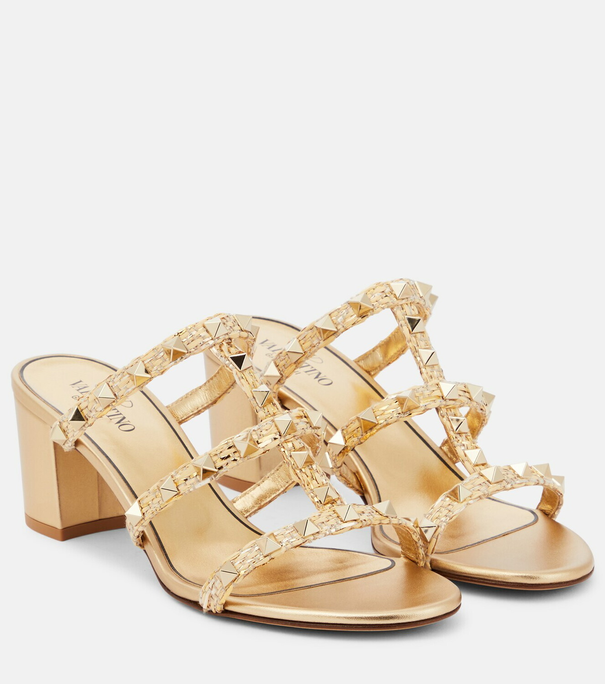 Valentino Garavani Rockstud-embellished leather sandals