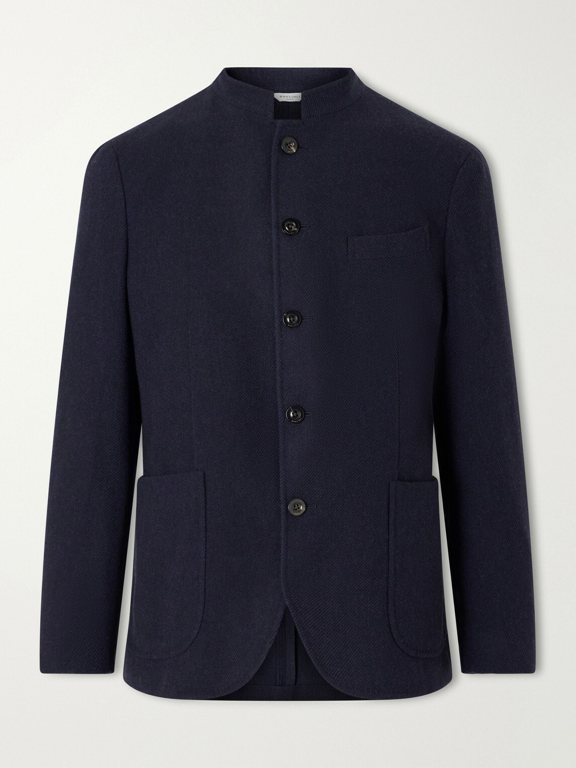 Boglioli - Wool-Blend Twill Jacket - Blue