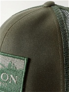 FILSON - Logger Logo-Appliquéd Cotton-Twill and Mesh Baseball Cap