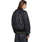 BED J.W. FORD Black MA-1 Bomber Jacket