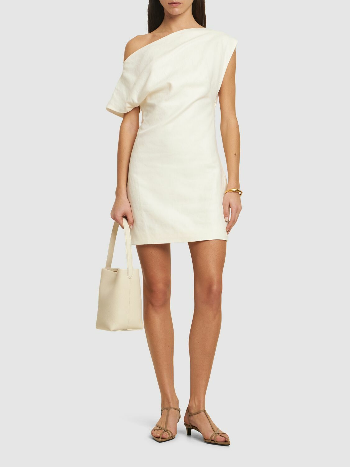 st agni asymmetric dress St. Agni Women's Asymmetric Tuck Mini Dress main image 0