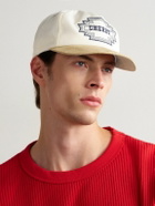 Cherry Los Angeles - Navajo Suede-Trimmed Logo-Embroidered Twill Baseball Cap