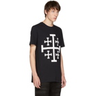 Neil Barrett Black Jerusalem Cross T-Shirt