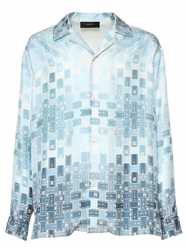 Photo: AMIRI - Gradient Tape Silk Pajama Shirt