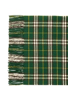 Burberry Check Cashmere Fringed Hems