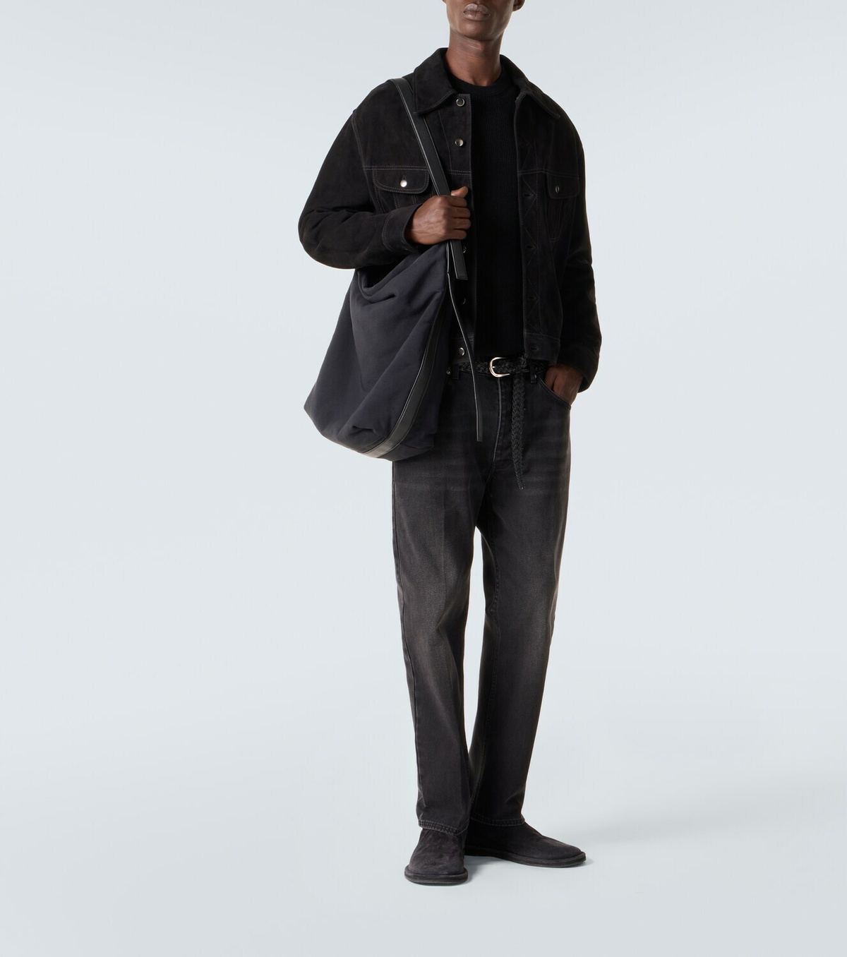 Studio Nicholson Airport leather-trimmed tote bag