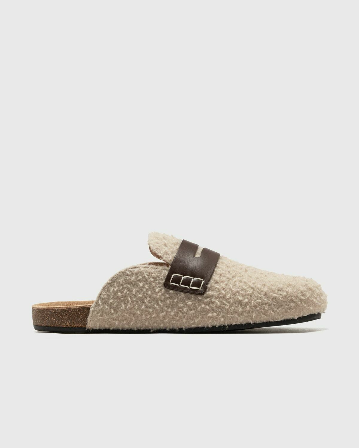 JW Anderson FELT LOAFER M Beige Mens Sandals & Slide