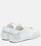 Roger Vivier Viv Low suede-trimmed sneakers