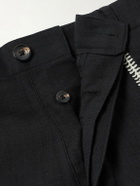 Kartik Research - Rabari Sultan Straight-Leg Embroidered Cotton Trousers - Black