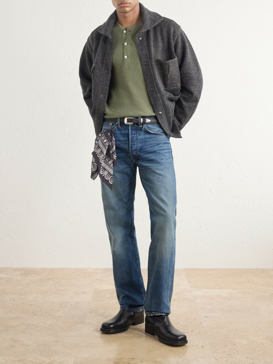 RRL - Straight-Leg Selvedge Jeans - Blue