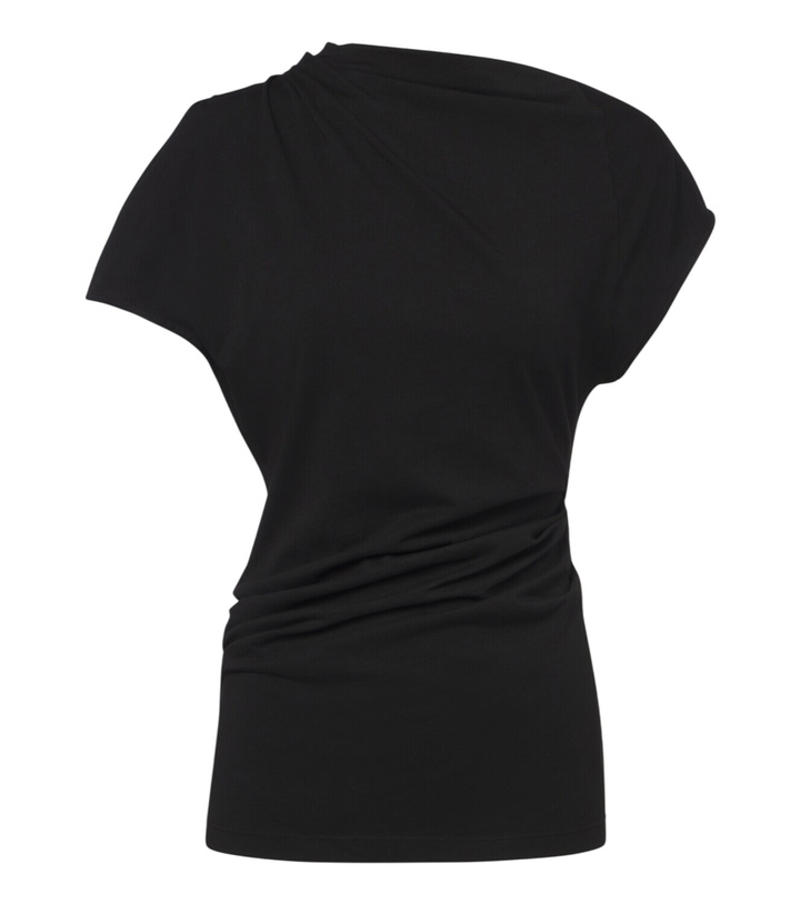 Photo: Agolde Beckly draped cotton jersey top