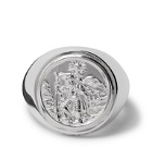 Bunney - Sterling Silver Signet Ring - Silver