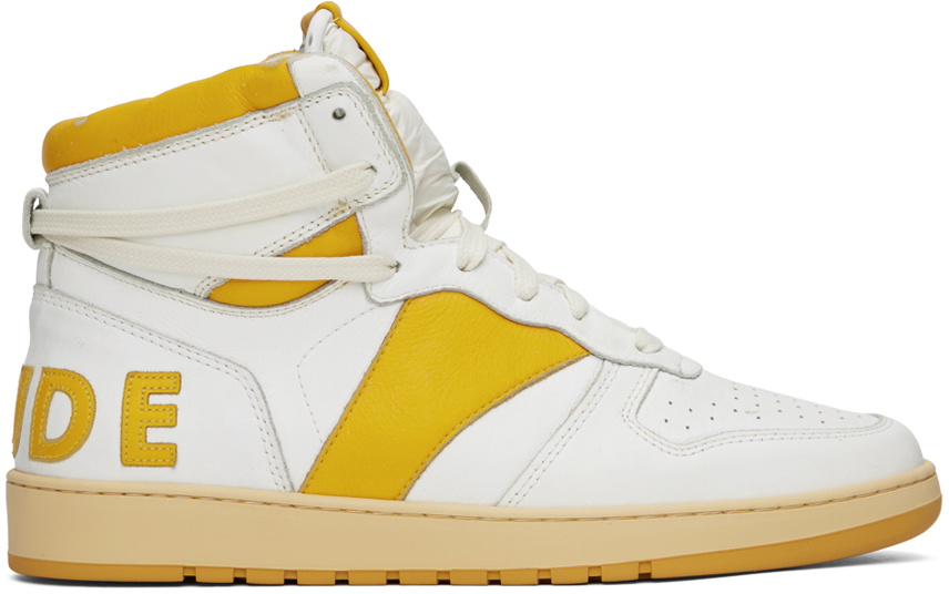 スニーカー Rhude 'Rhecess Hi' Sneakers White Rhecess-Hi Sneakers by Rhude on Sale