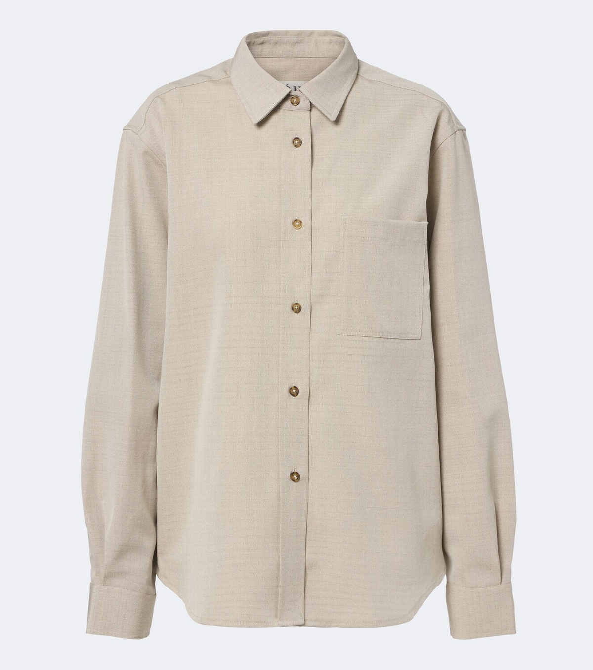 Róhe Wool and silk shirt