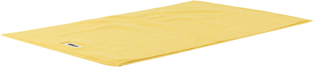 Tekla Yellow Terry Bath Mat