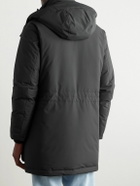 Zegna - Quilted Padded Shell Hooded Down Jacket - Black