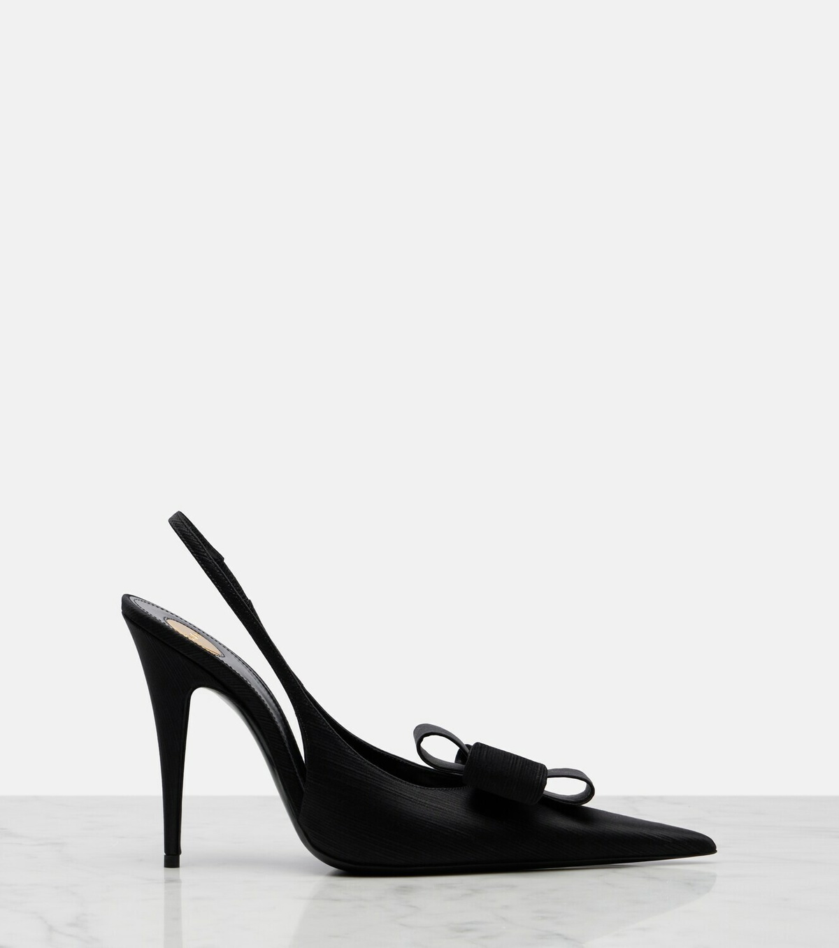 Saint Laurent Tea bow-detail slingback pumps